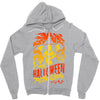 crazy halloween pit lady Zipper Hoodie