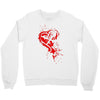 heartless splatter Crewneck Sweatshirt
