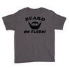 mens beard Youth Tee