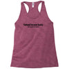 national sarcasm society funny t shirt college s 3xl Racerback Tank