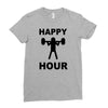 happy hour Ladies Fitted T-Shirt