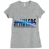 jake paulers cool lights Ladies Fitted T-Shirt
