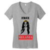 Free Melania Women's V-Neck T-Shirt