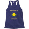 everyone is a winner Racerback Tank