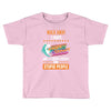 walk away i have anger issues and a serious dislike for stupid people Toddler T-shirt