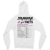 January Girl Facts Capricorn Zipper Hoodie