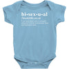 Bisexual Dictionary Baby Bodysuit
