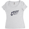 crazy racing Women's Triblend Scoop T-shirt