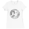 halloween my labrador rides shotgun Ladies Fitted T-Shirt