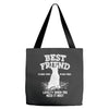 Best Friend Bull Terrier Tote Bags