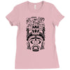 aztec design totem Ladies Fitted T-Shirt