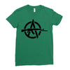 gun logo Ladies Fitted T-Shirt