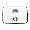 I've Been Creating A Tiny Human What Have You Been Doing Today Laptop sleeve