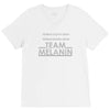 team melanin V-Neck Tee