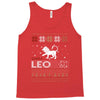 santa leo christmas ugly t shirts Tank Top