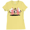 piggybacks and chicken fights Ladies Fitted T-Shirt