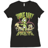 zombie baby apocalypse Ladies Fitted T-Shirt