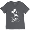 mouse screen print V-Neck Tee