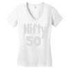 nifty 50 Women's V-Neck T-Shirt