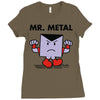 mr. metal Ladies Fitted T-Shirt