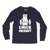 gym cat workout Long Sleeve Shirts