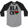 black love 3/4 Sleeve Shirt