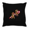 red vs green   you are dead Throw Pillow