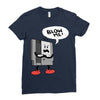 blow me Ladies Fitted T-Shirt