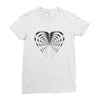 love black Ladies Fitted T-Shirt