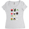 cupcake costume party Women's Triblend Scoop T-shirt