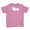 vote yes for scotland scottish independence Youth Tee