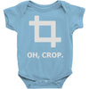 oh crop Baby Onesie