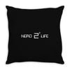 nerd 4 life   techie smart intelligent math calculus quantum formula t Throw Pillow