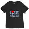 i heart my creepy uncle V-Neck Tee