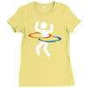portal hula hooping with portals Ladies Fitted T-Shirt