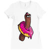stickers Ladies Fitted T-Shirt