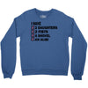 i have 2 daughter Crewneck Sweatshirt