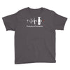 funny darwin evolution of humanity military army warfare Youth Tee