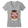 proud sister of a 2018 graduate. Women's V-Neck T-Shirt