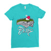 don't step on the grass Ladies Fitted T-Shirt