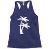 palm tree sticker vinyl decal tropical island beach ocean wall car win Racerback Tank