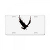 black raven with red eye License Plate