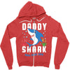 daddy shark doo doo doo family matching Zipper Hoodie