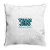 team jess Throw Pillow