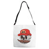mario skull Adjustable Strap Totes