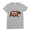 mama love bear Ladies Fitted T-Shirt