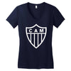 clube atl&eacute;tico mineiro brasil Women's V-Neck T-Shirt