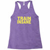 insane gym training bodybuilding workout keepfit weightlifting Racerback Tank