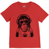 monkey hipster V-Neck Tee