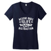 rescue dogs are my life dog rescue Women's V-Neck T-Shirt